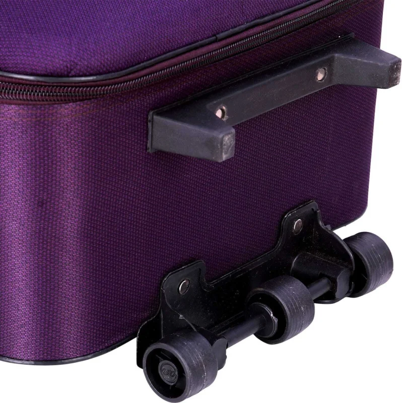 SkyF16 Small Check-in Suitcase (20 inch) 3 Wheels - Travel Suitcase 20 Inch Trolley Bag/Suitcase Bag with 3 Wheels For Men & Women - Purple